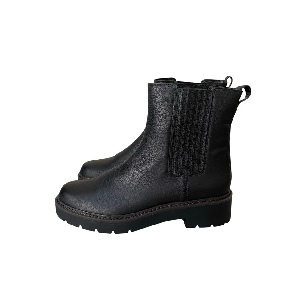 New Nordstrom Delaney Womens Size 11 Black Leather Water Resistant Boots
